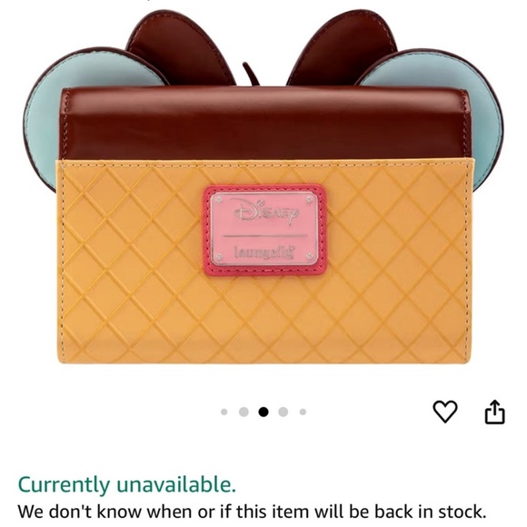 Loungefly Backpack Disney Sweet Treats Ice Cream Minnie Mouse Banana Split Set - Picture 6 of 13